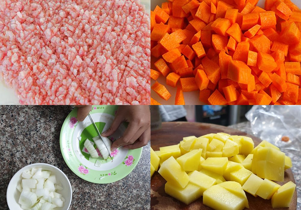 Sơ chế các nguyên liệu