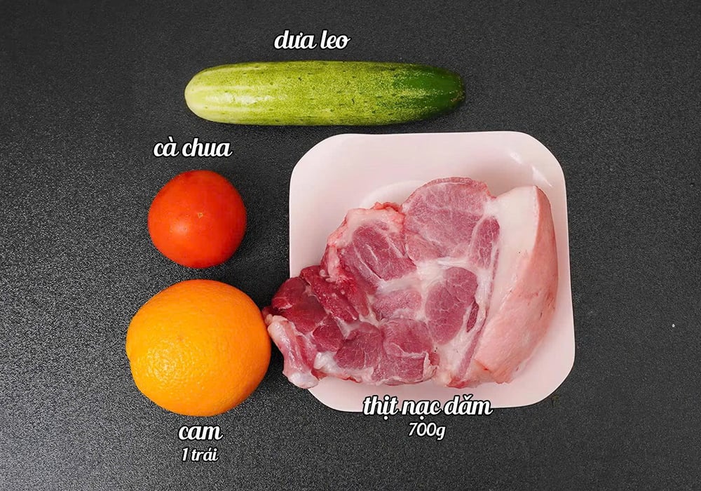Nguyên liệu làm cơm tấm sườn