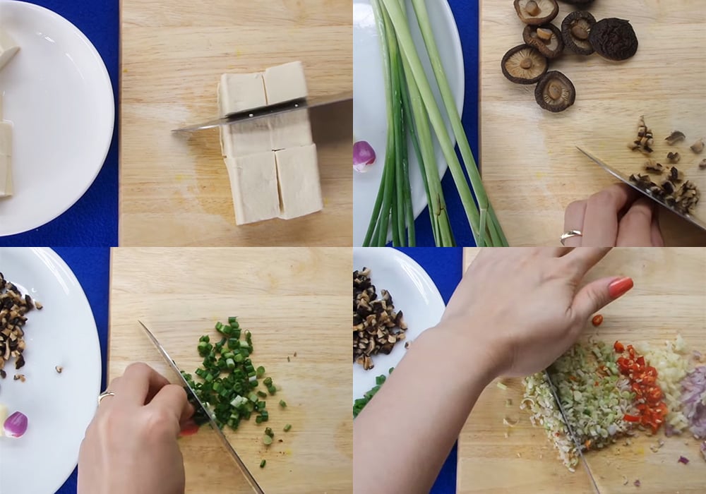 Sơ chế các nguyên liệu