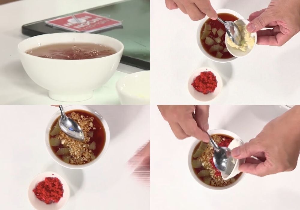 Pha nước mắm trộn gỏi