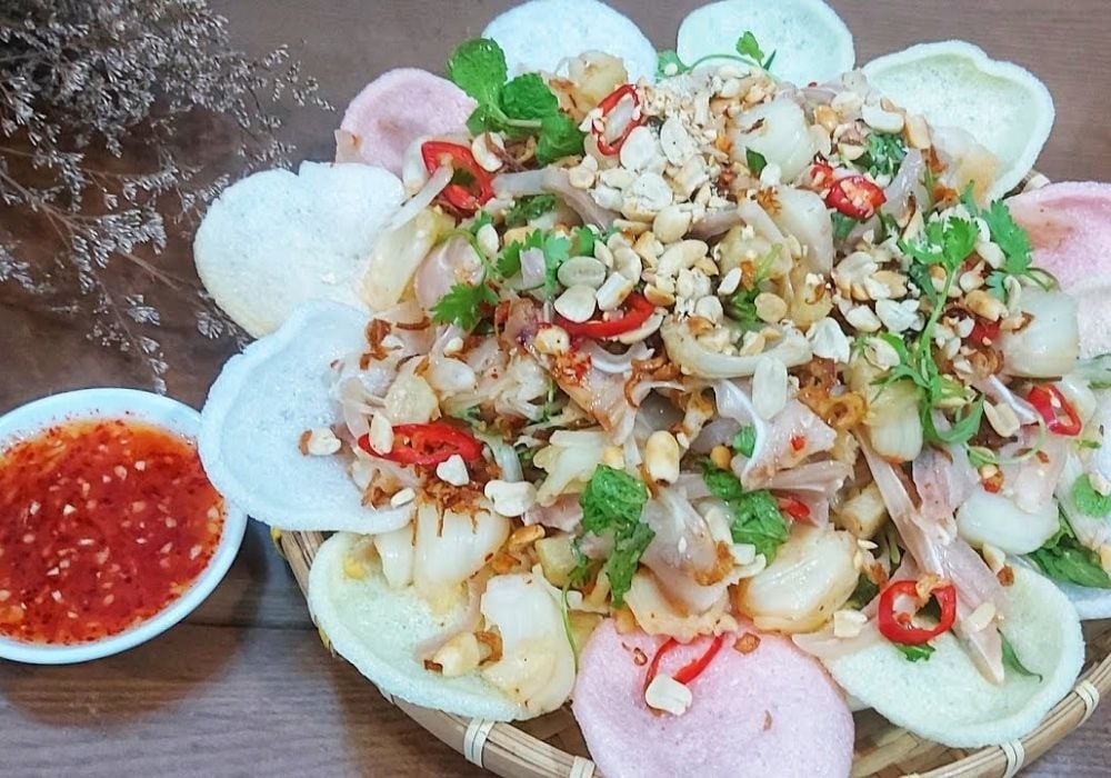 Gỏi mít non tai heo