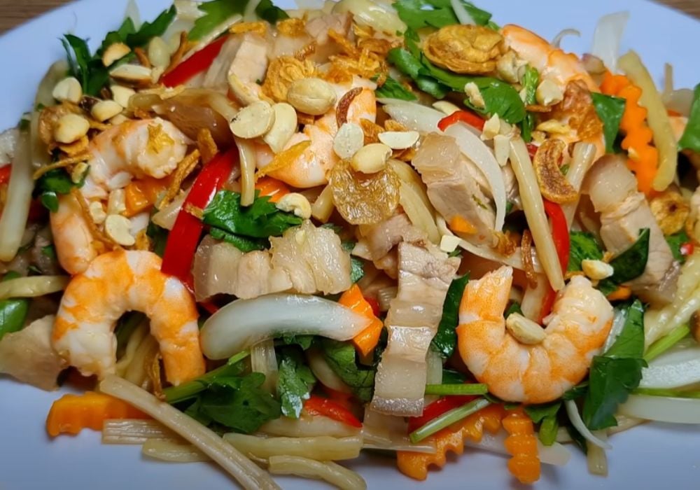 Món gỏi ngó sen tôm thịt
