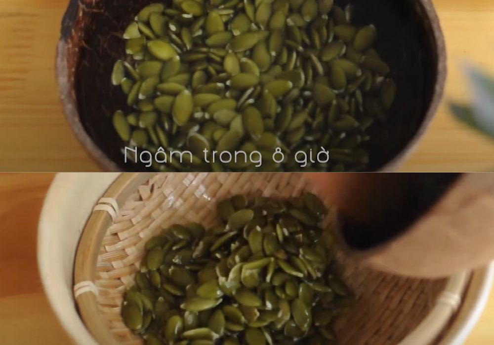 Ngâm hạt bí