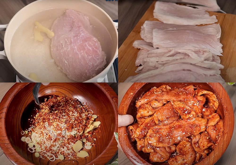 Sơ chế các nguyên liệu
