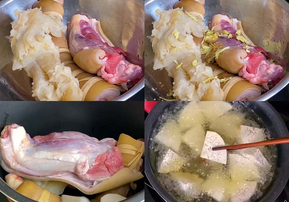 Sơ chế các nguyên liệu