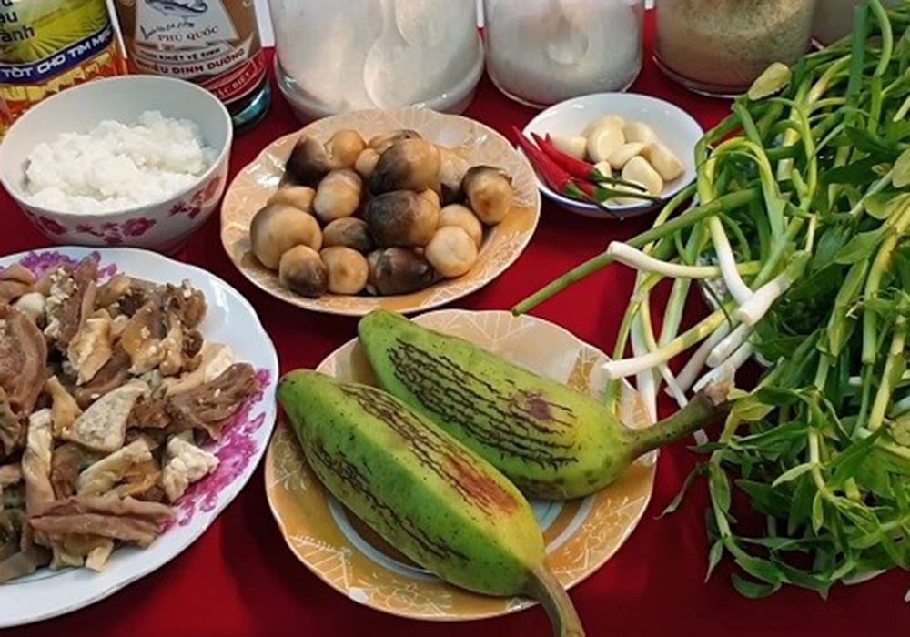 Nguyên liệu làm lòng bò nhúng mẻ