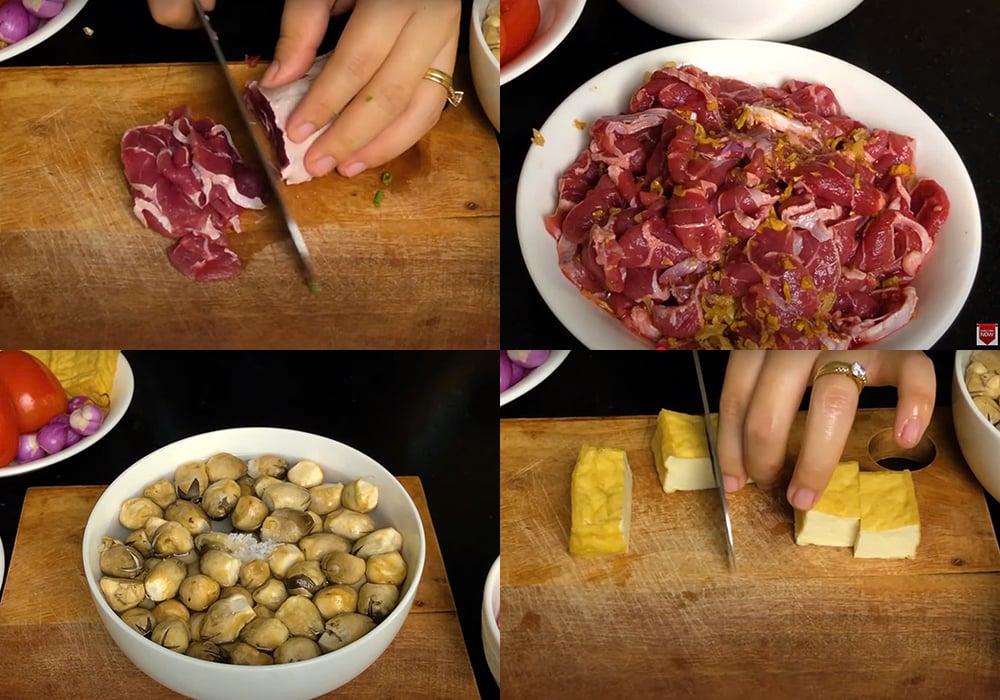 Sơ chế nguyên liệu khác