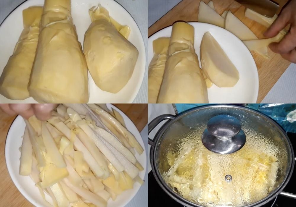 Sơ chế măng