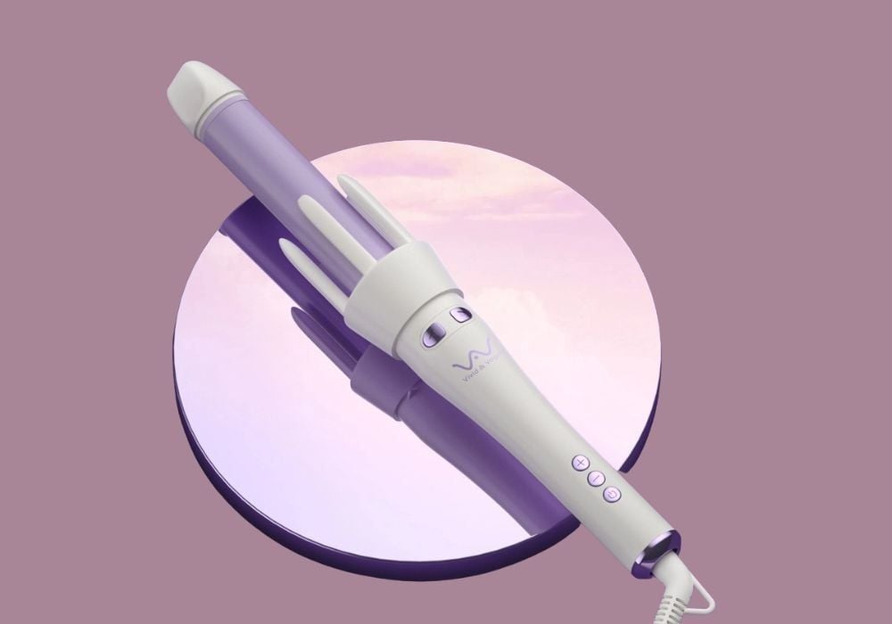 Máy uốn tóc tự xoay 360 độ