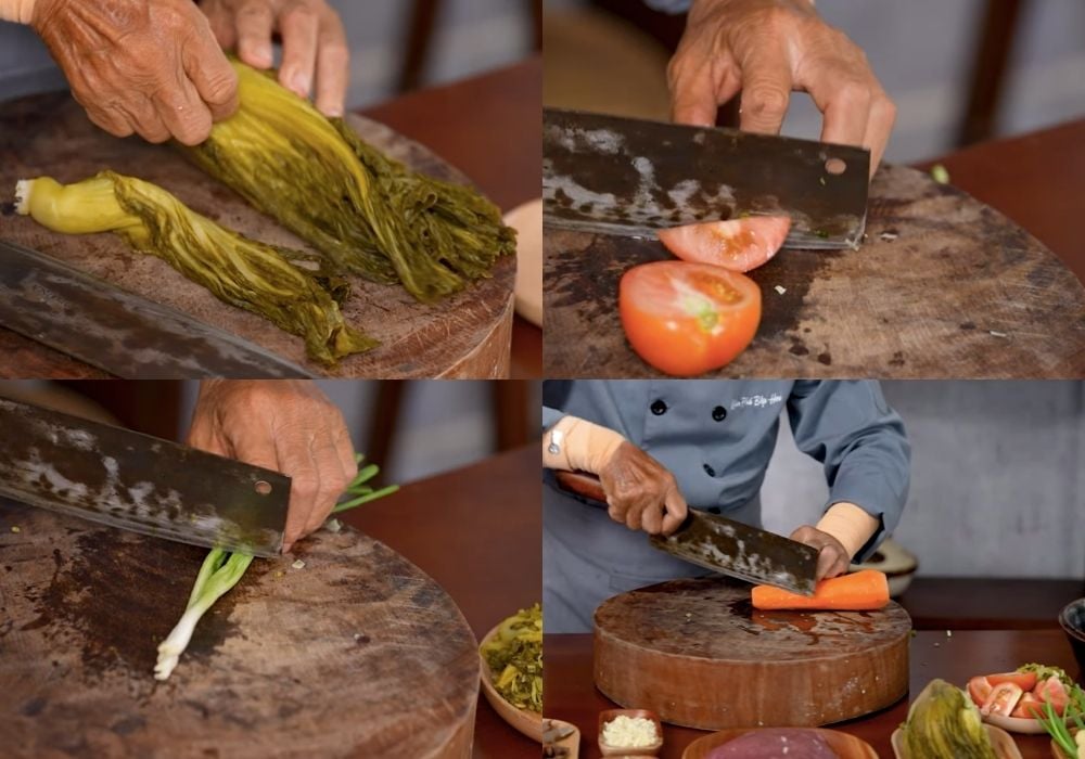 Sơ chế các nguyên liệu
