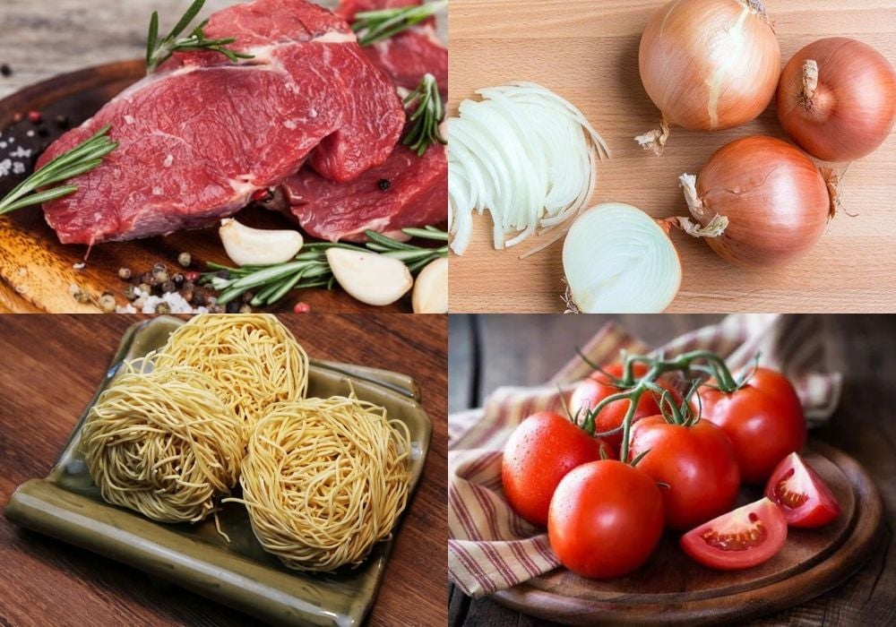 Để làm mì bò hầm ngon, bước chọn nguyên liệu rất quan trọng
