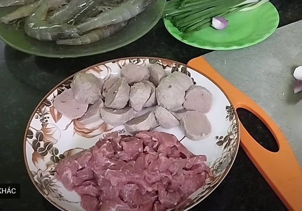 Sơ chế các nguyên liệu