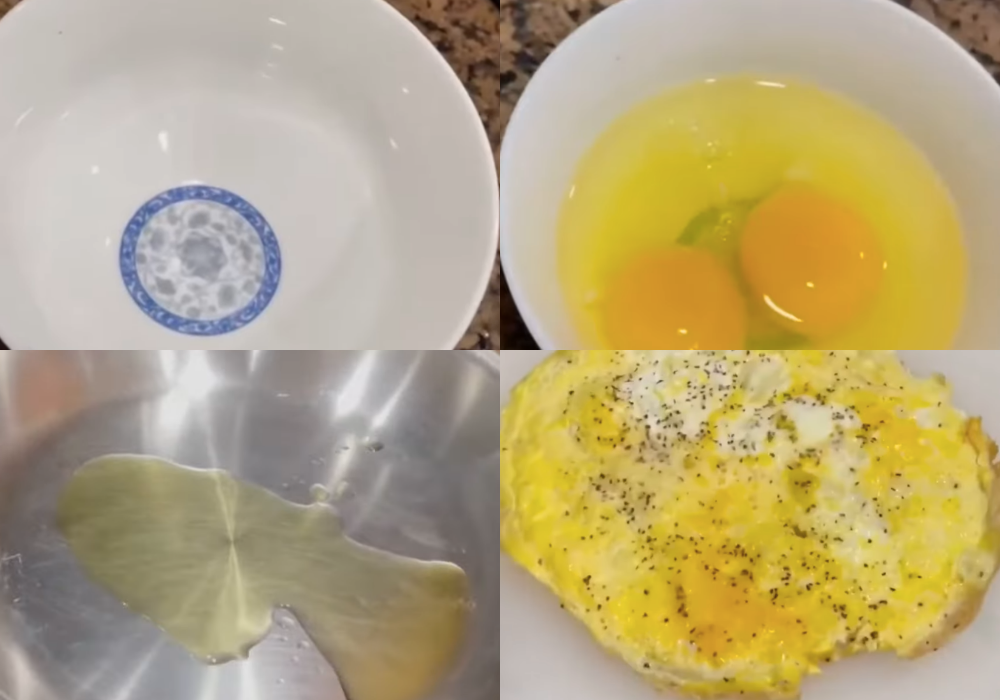 Đánh trứng và chiên trứng