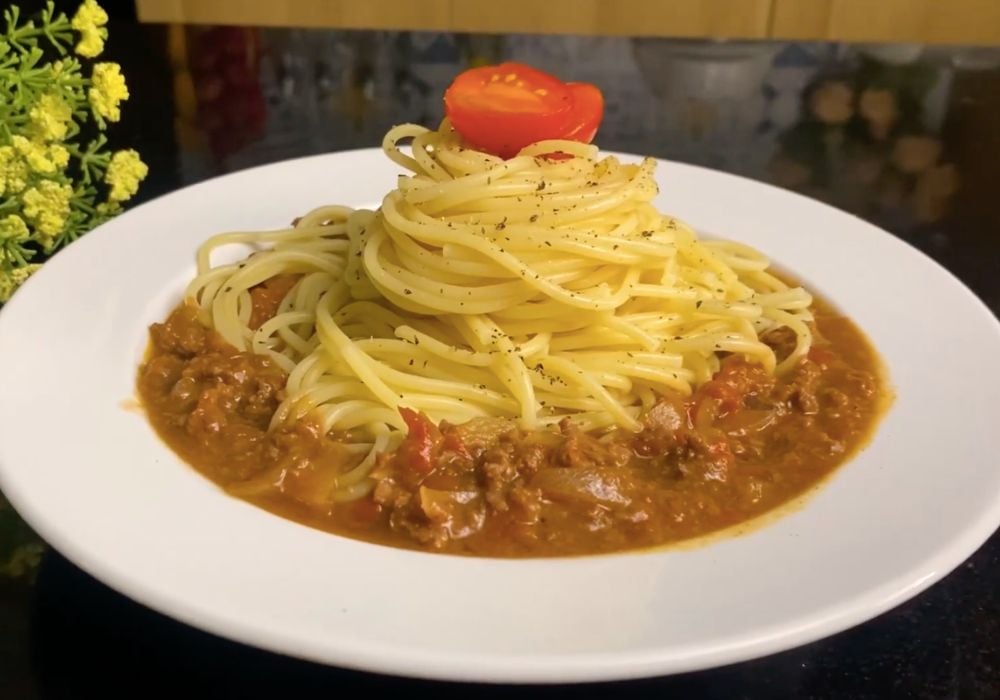 Mì Ý sốt bò bằm