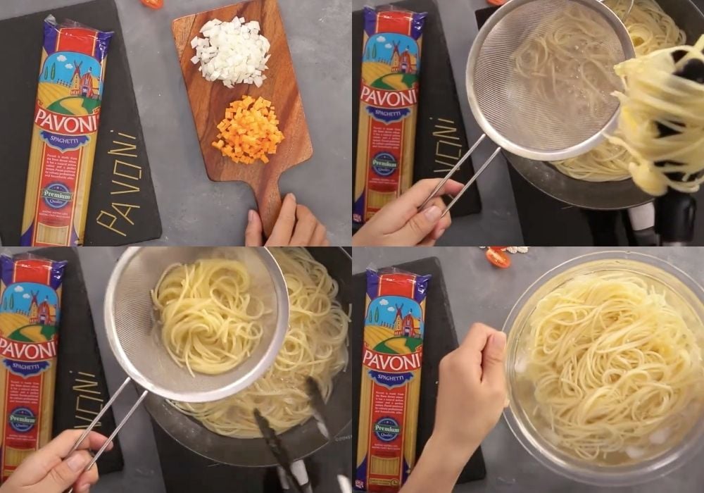 Luộc mì Ý