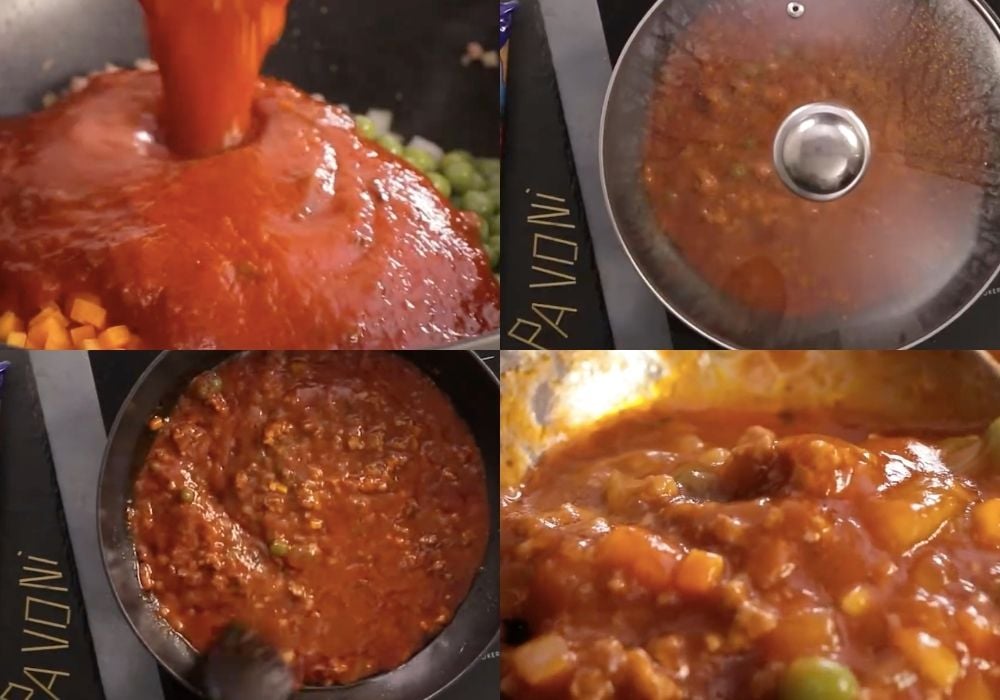 Nấu sốt bò bằm
