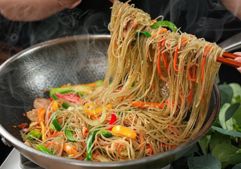 Miến xào thịt bò có thể bảo quản trong tủ lạnh