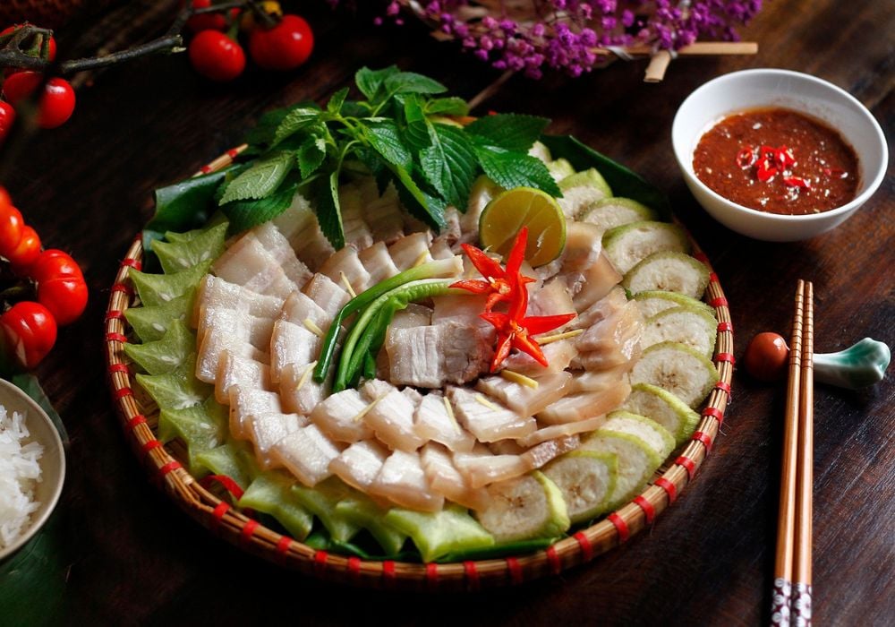 Thịt hấp