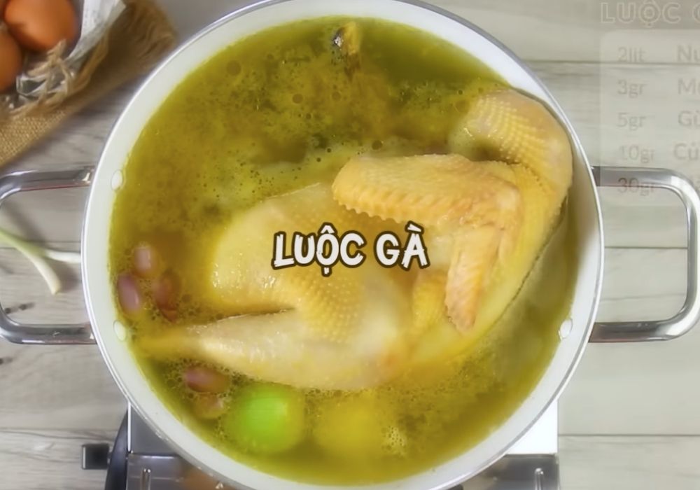 Luộc gà