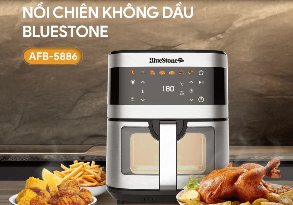 Nồi Chiên Không Dầu BlueStone AFB-5886