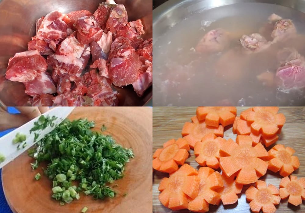 Sơ chế các nguyên liệu