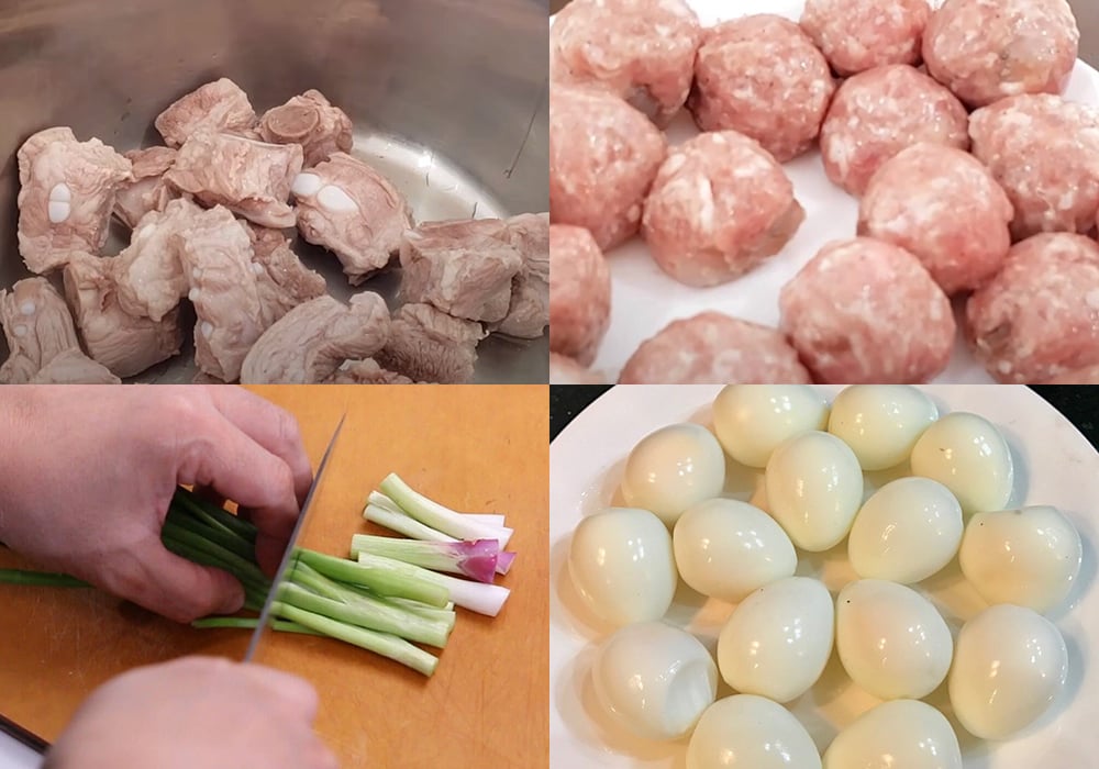 Sơ chế các nguyên liệu