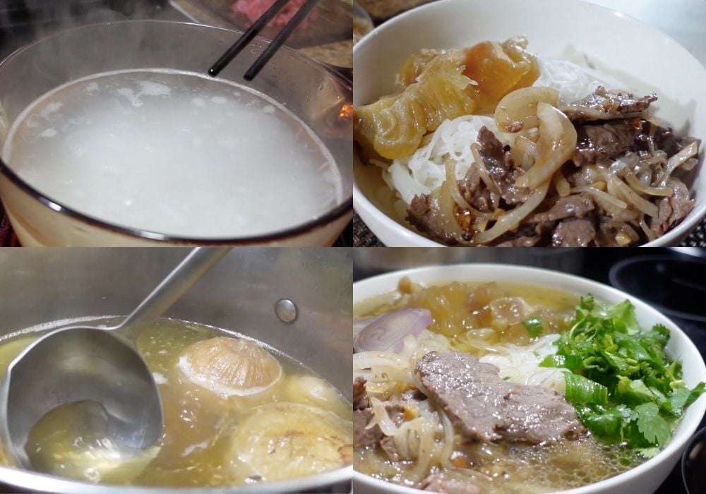 Trình bày tô phở