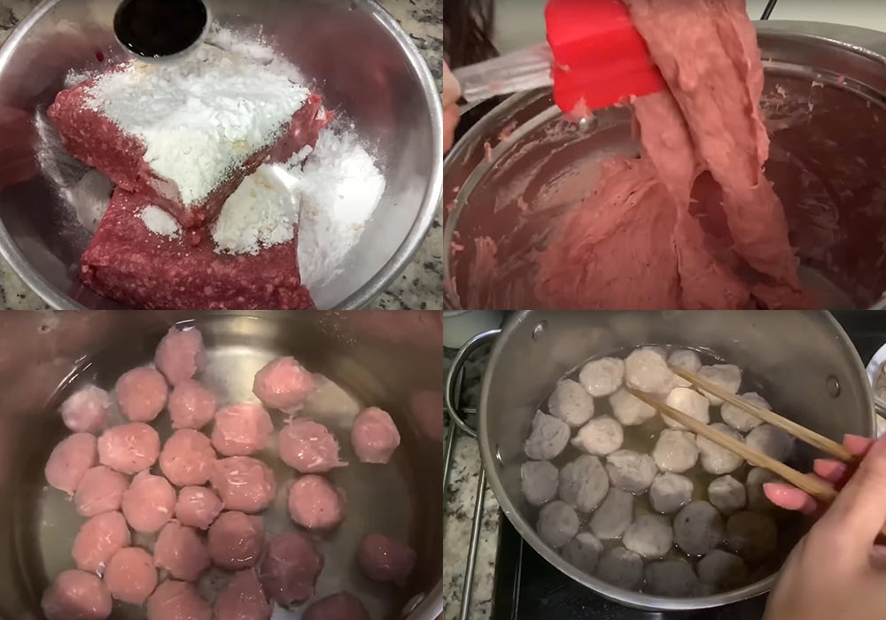 Tự nấu phở bò viên tại nhà thơm ngon nước dùng trong
