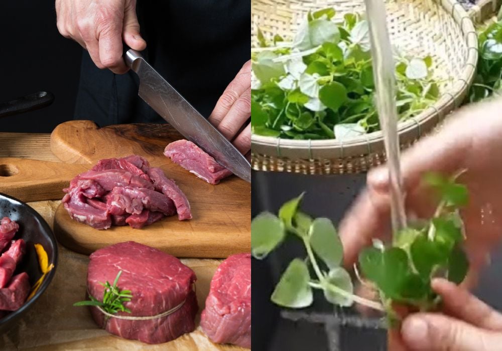 Sơ chế các nguyên liệu