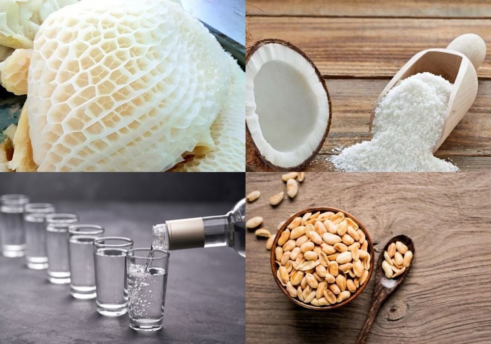 Nguyên liệu làm sách bò xào lăn