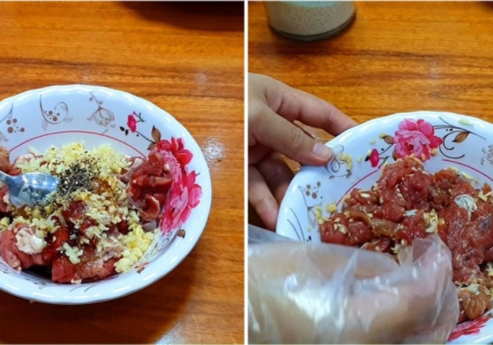 Ướp thịt bò