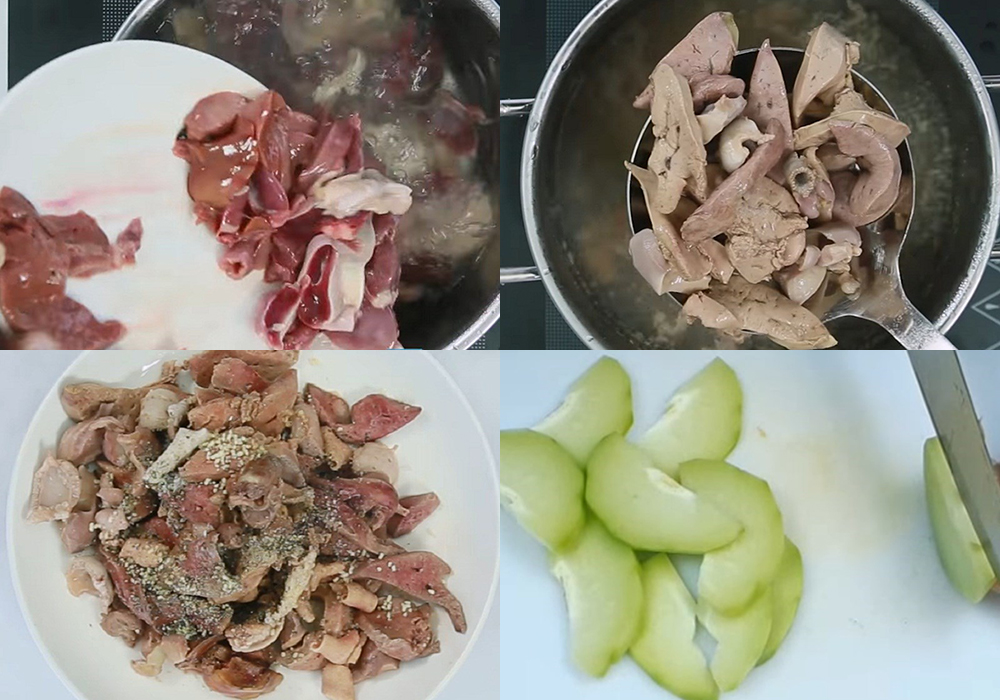 Sơ chế các nguyên liệu