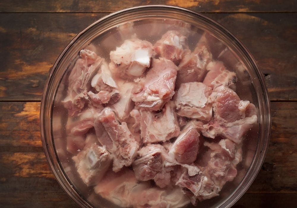 Sơ chế sườn bò