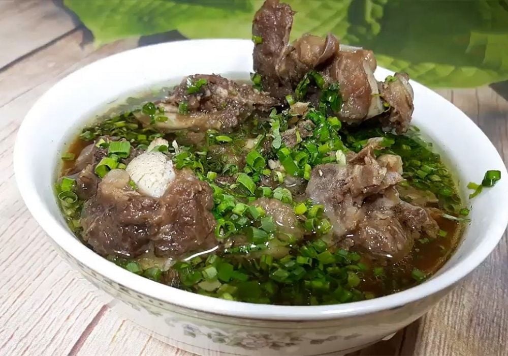 Sườn bò hầm nước tương