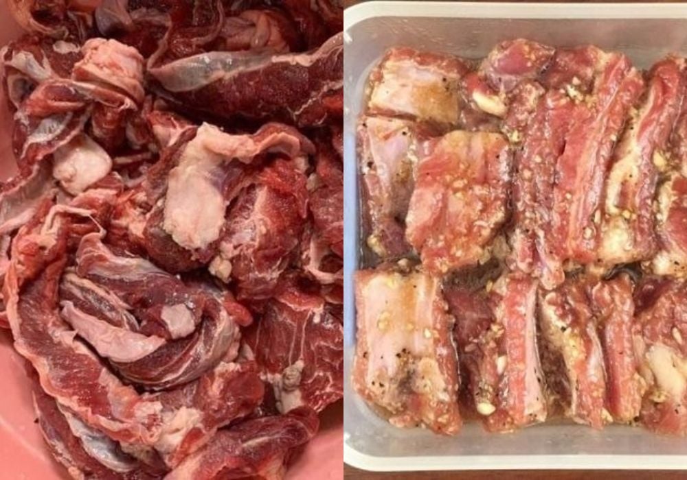 Ướp sườn bò