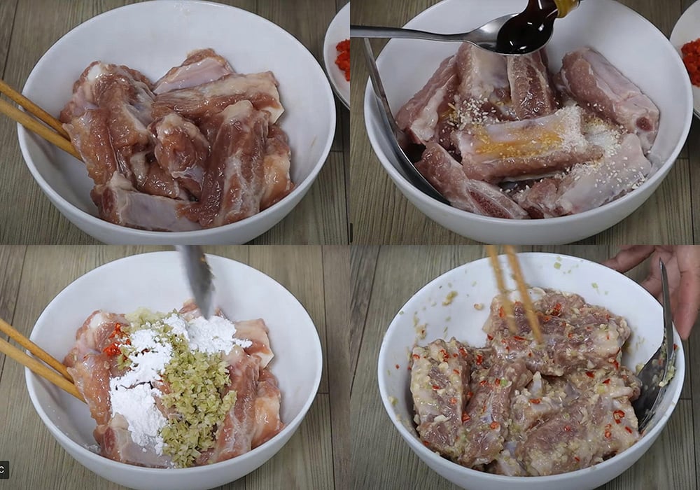 Sơ chế các nguyên liệu