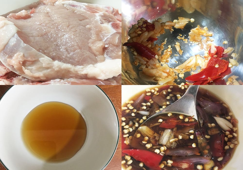 Sơ chế các nguyên liệu