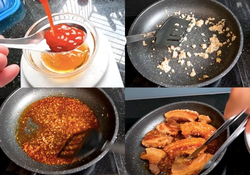 Làm sốt nước mắm