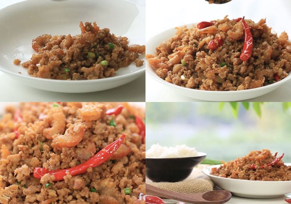 Món thịt băm kho quẹt