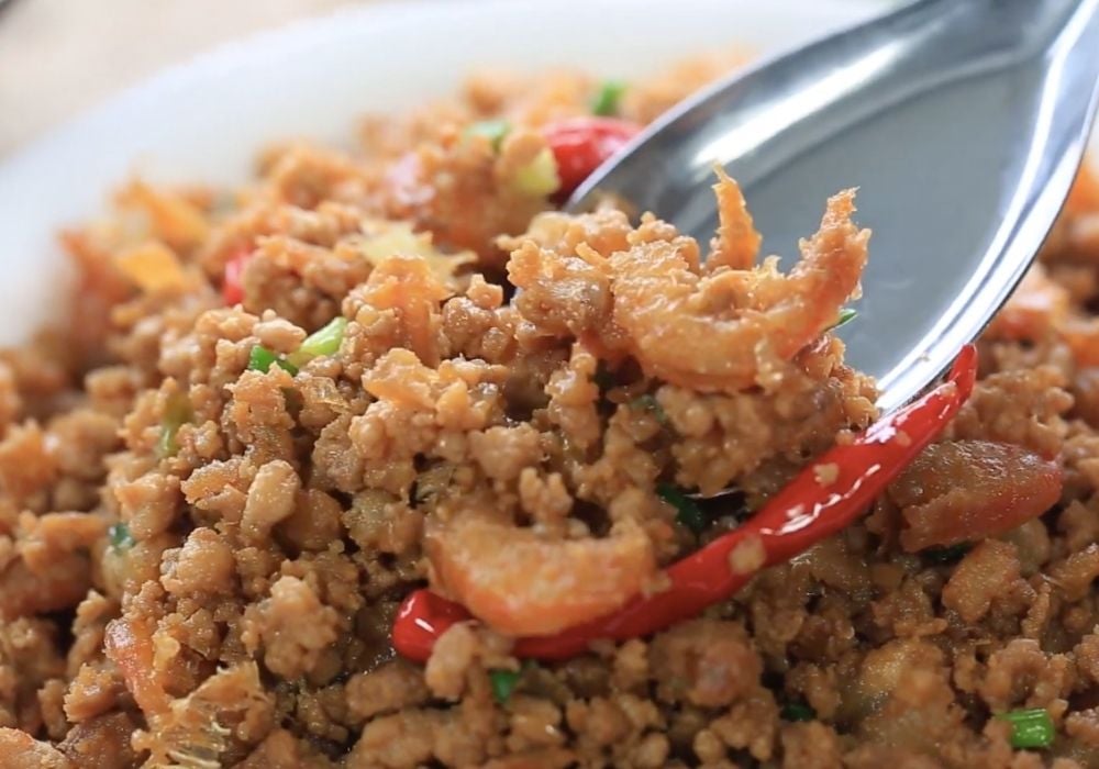 Thịt băm kho quẹt có thể bảo quản trong ngăn mát tủ lạnh và dùng trong 1 - 2 ngày