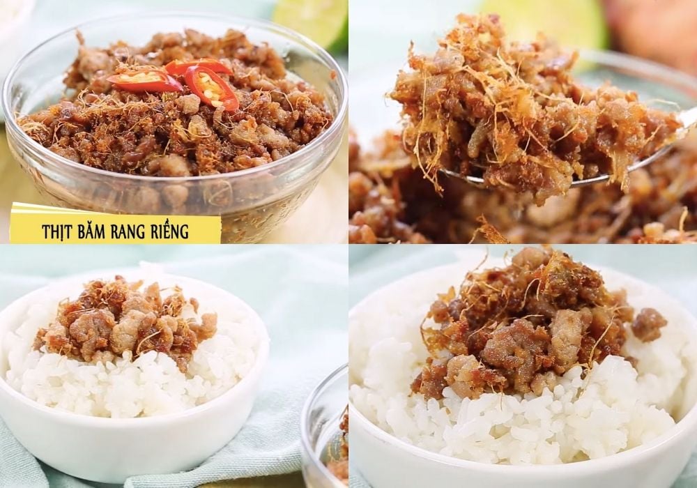 Thịt băm rang riềng