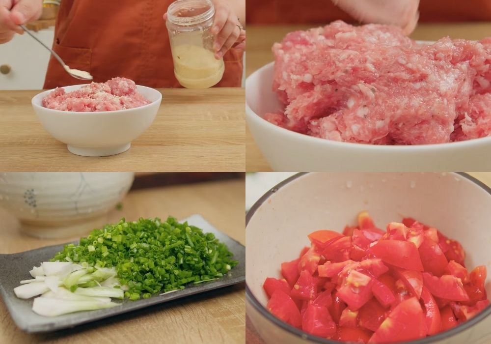 Sơ chế các nguyên liệu