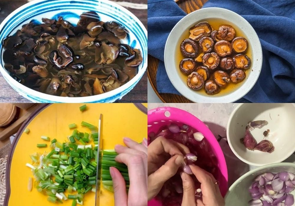 Sơ chế các nguyên liệu