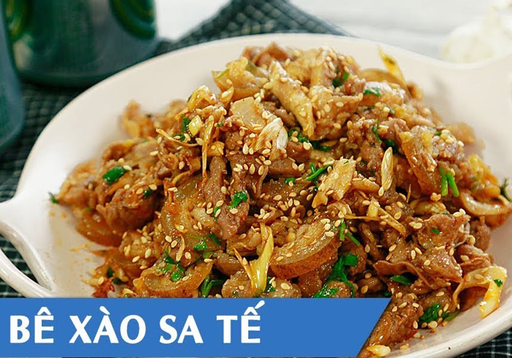 Bê xào sa tế