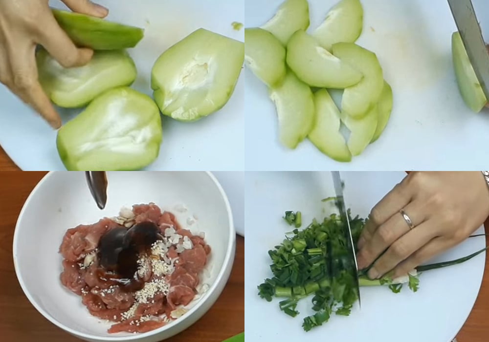 Sơ chế các nguyên liệu