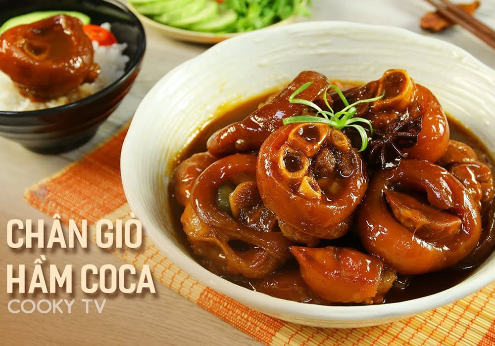 Chân giò kho coca