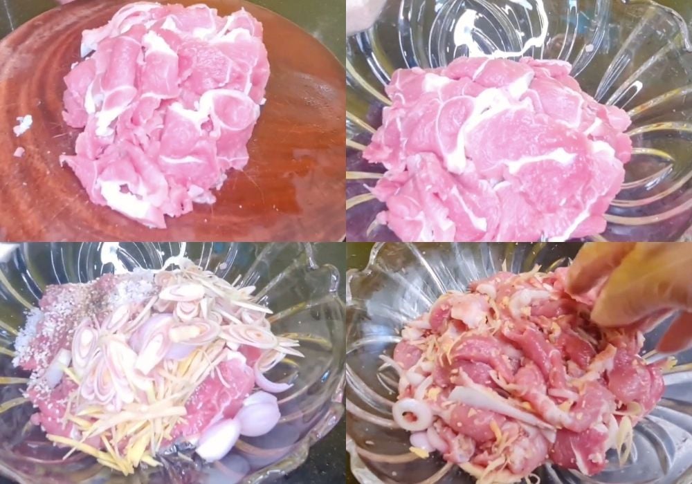 Ướp thịt heo