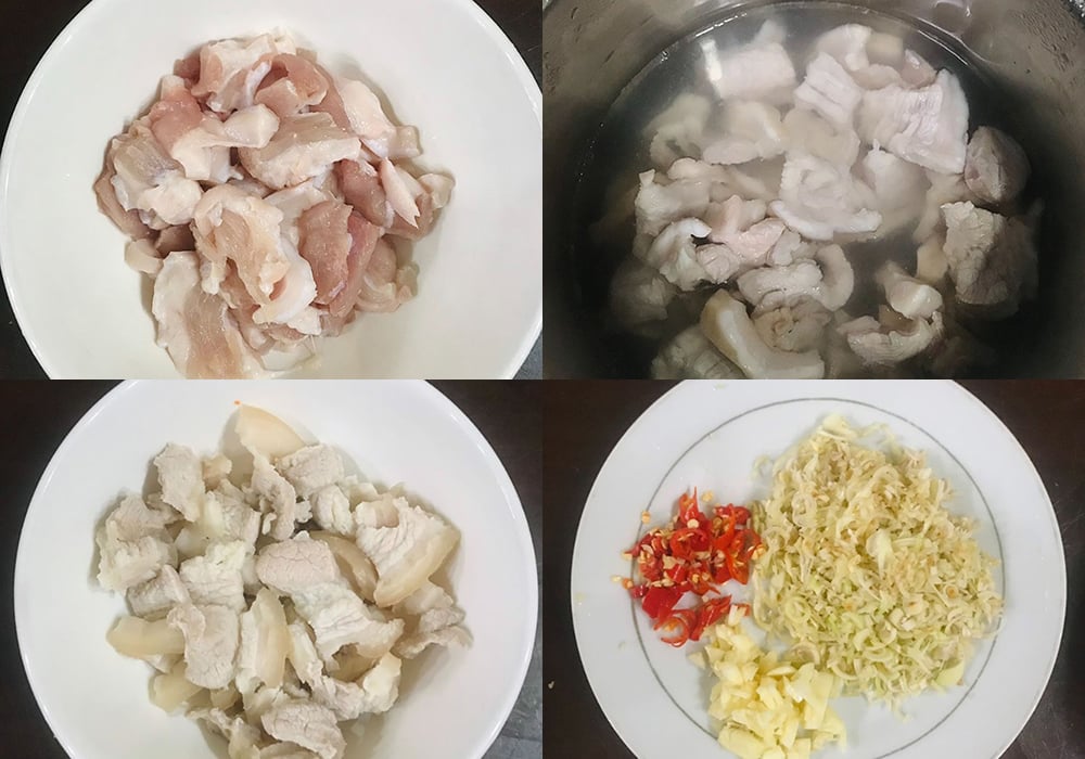Sơ chế các nguyên liệu