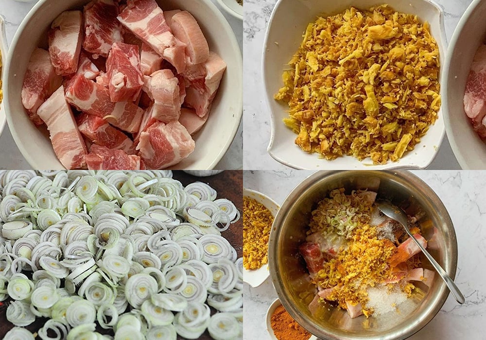 Sơ chế các nguyên liệu