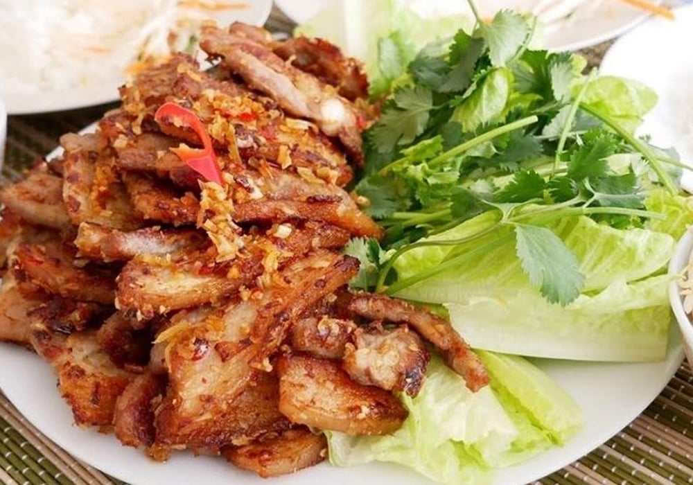 Heo rừng nướng sa tế